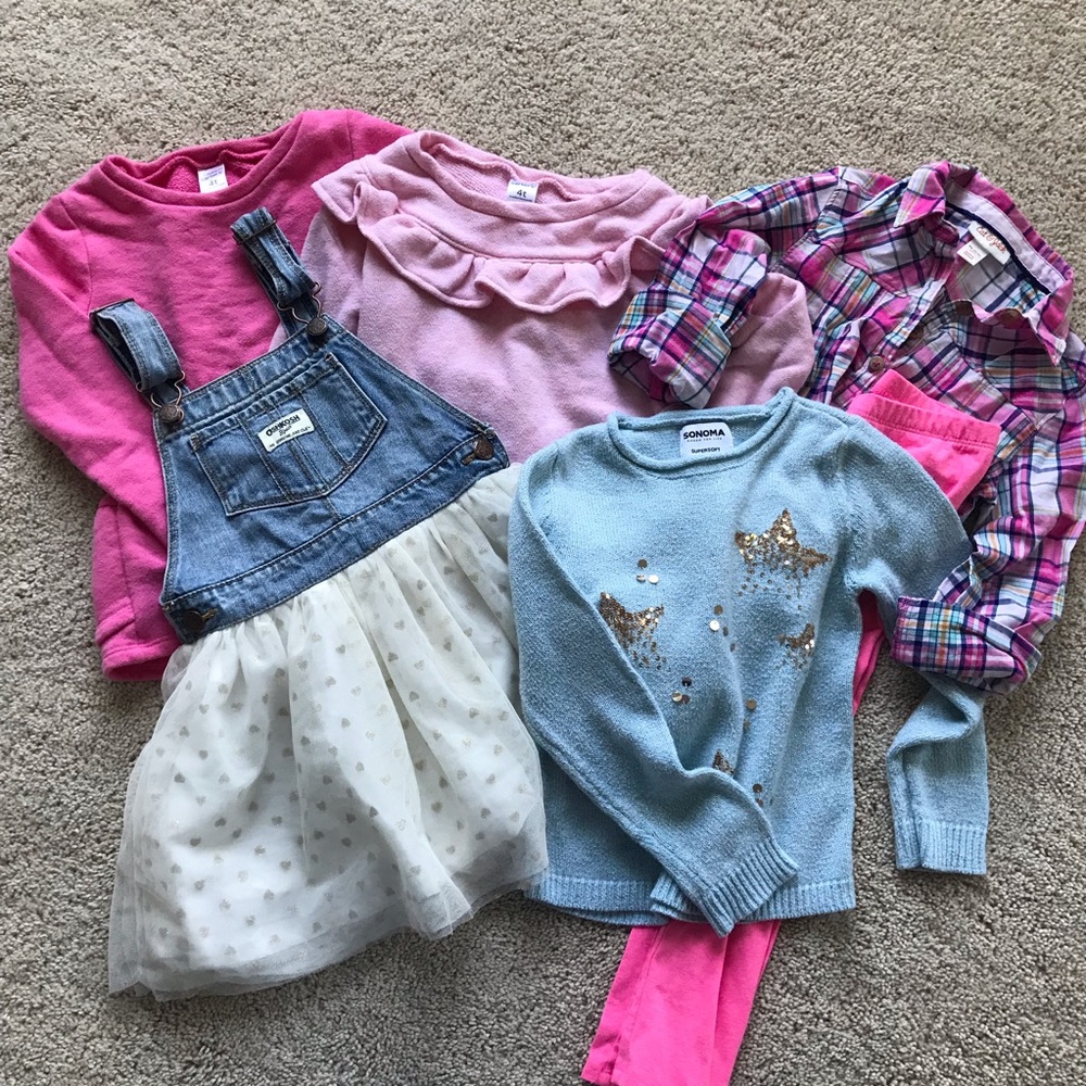 Girls 4T Fall/Winter Clothes Lot